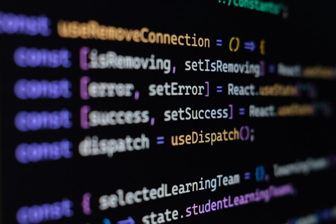 javascript code on screen