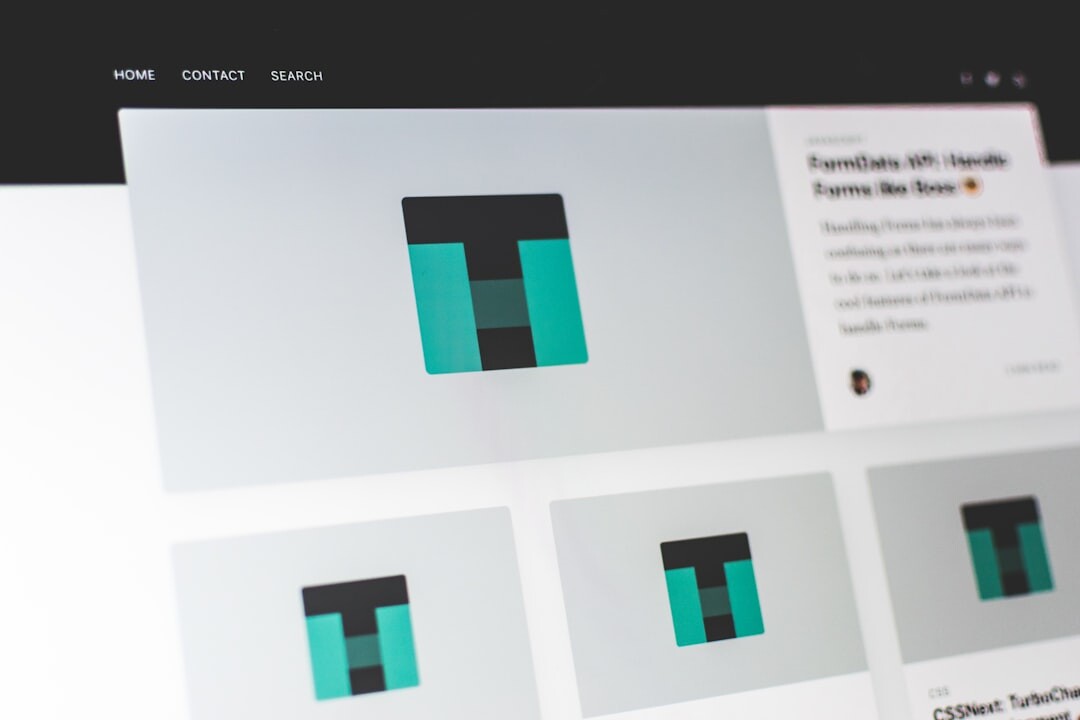 modern blog website design