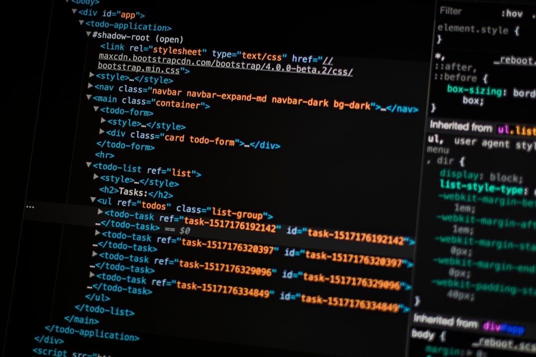 python code on screen