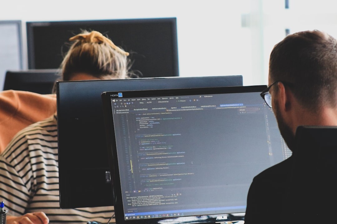 developer debugging code